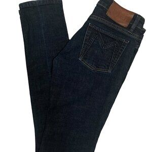 Marc by Marc Jacobs Chrissie 003 Low Rise Skinny Stretch Dark Denim Jeans